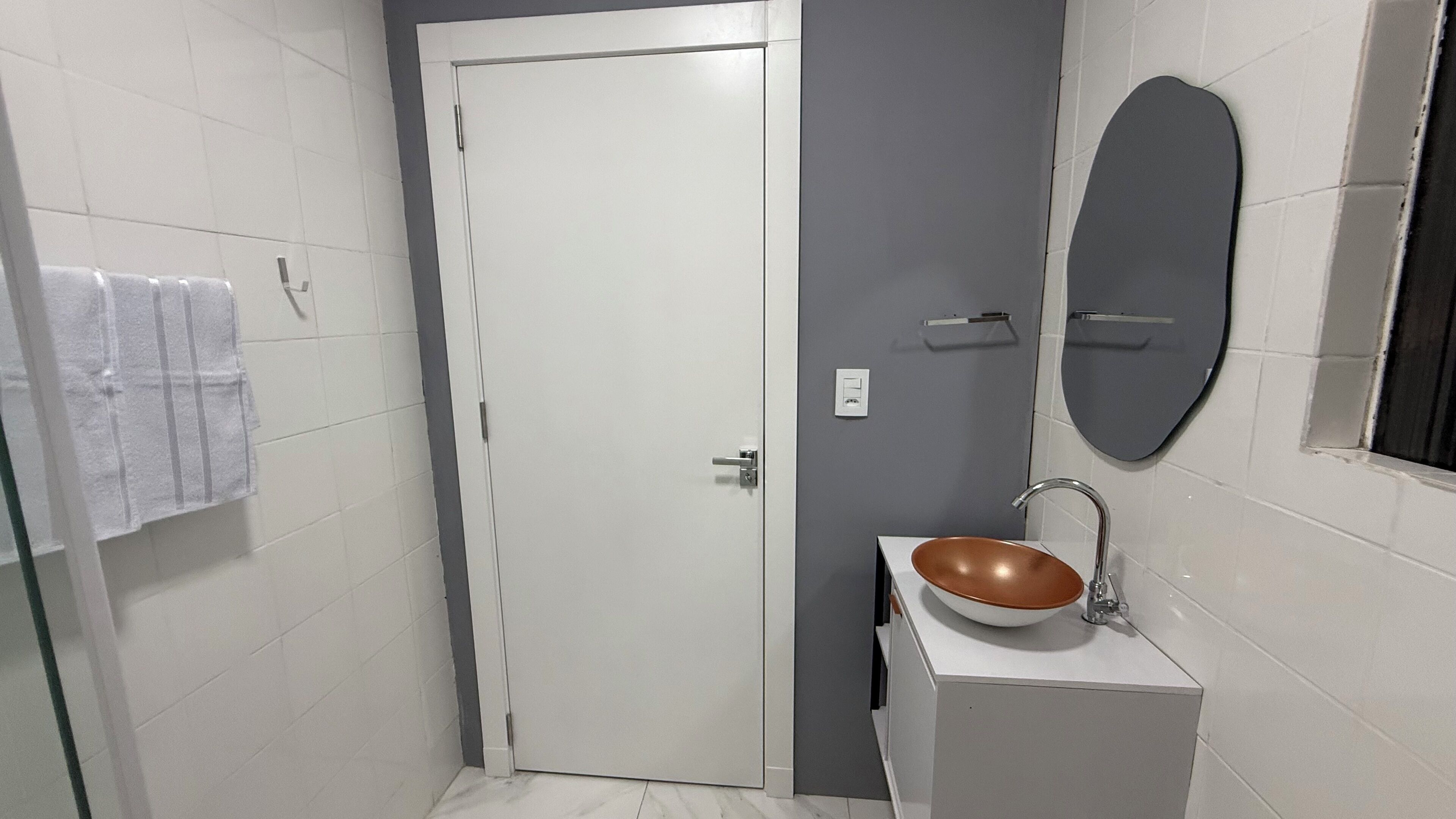 Towels, soap, toilet paper