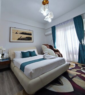 1 bedroom, iron/ironing board, WiFi, bed sheets - Pool View with Massage Chair-5 min to Cebu Airport (Lapu-Lapu)