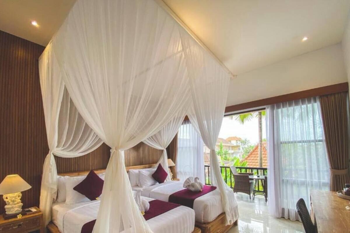Deluxe Twin Room, Balcony, Garden View