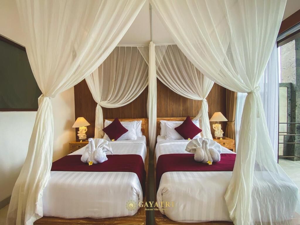 Deluxe Twin Room, Balcony, Garden View