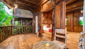 Superior Twin Room, Balcony, Garden View | Terrace/patio