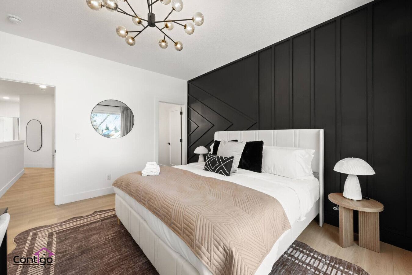 6 soveværelser, skrivebord, strygejern/strygebræt, weekendseng