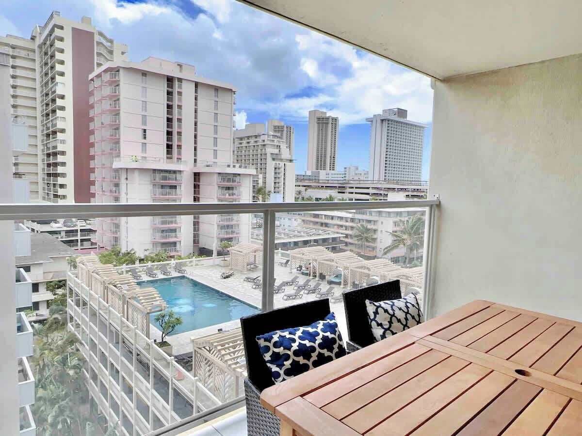 Leilighet (1 Bedroom) | Utsikt fra balkong