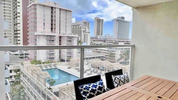 Leilighet (1 Bedroom) | Utsikt fra balkong