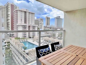 Leilighet (1 Bedroom) | Utsikt fra balkong