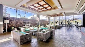 Sitteområde i lobbyen