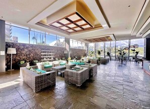 Sala de estar en el lobby