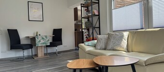 FeWo Harzzeit - Stylish time-out in Vienenburg with terrace, WLAN & parking lot