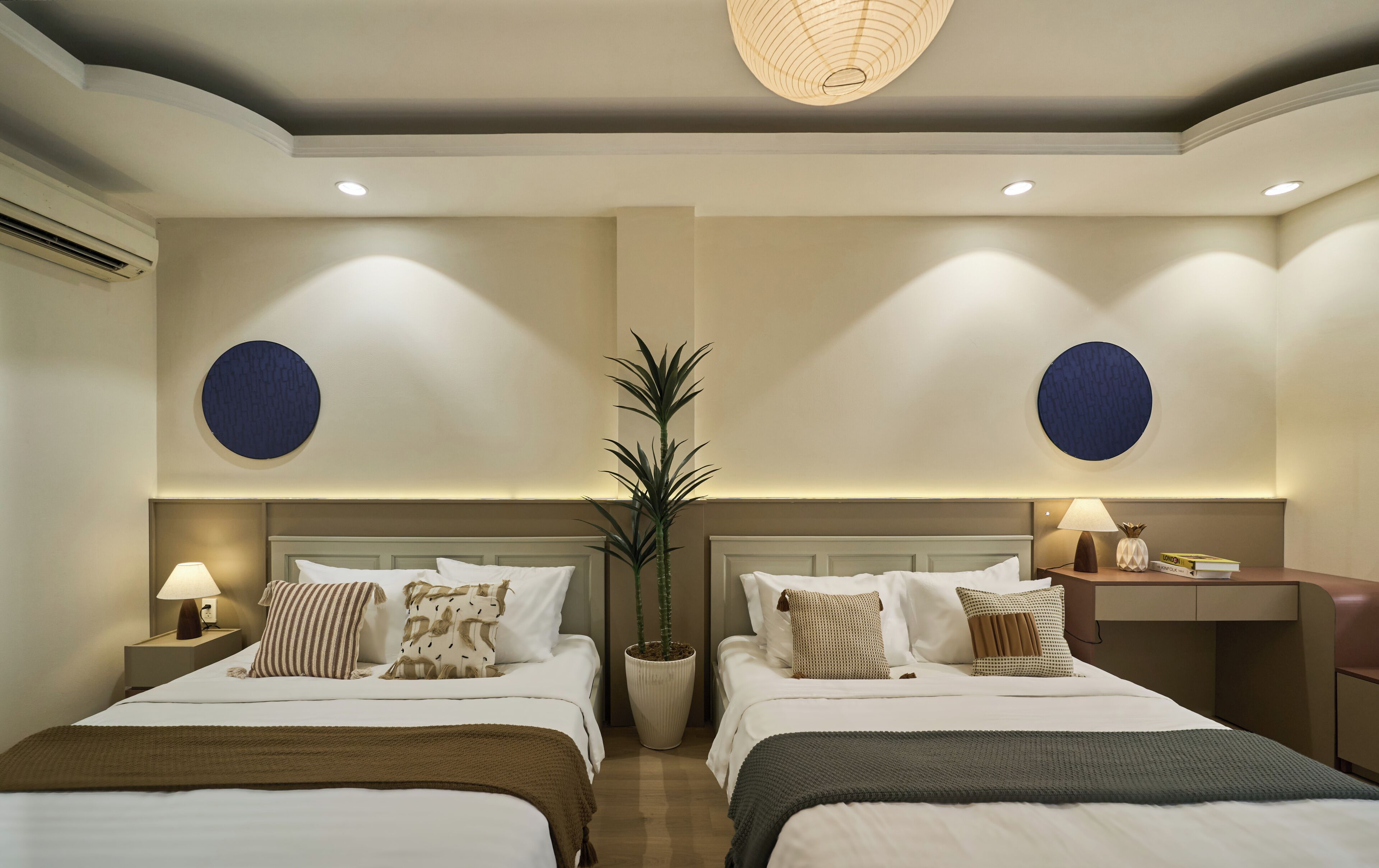 Family Double or Twin Room | Premium bedding, minibar, individually furnished, desk