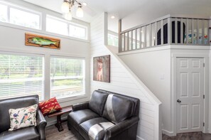 Interior - The Live Oak Tiny House with fence (Rockport)