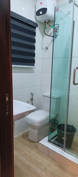 シャワー、ビデ、タオル、石鹸