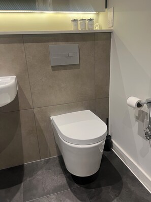 Hair dryer, towels, soap, toilet paper - Cozy one bedroom in the heart of Birmingham (Birmingham)