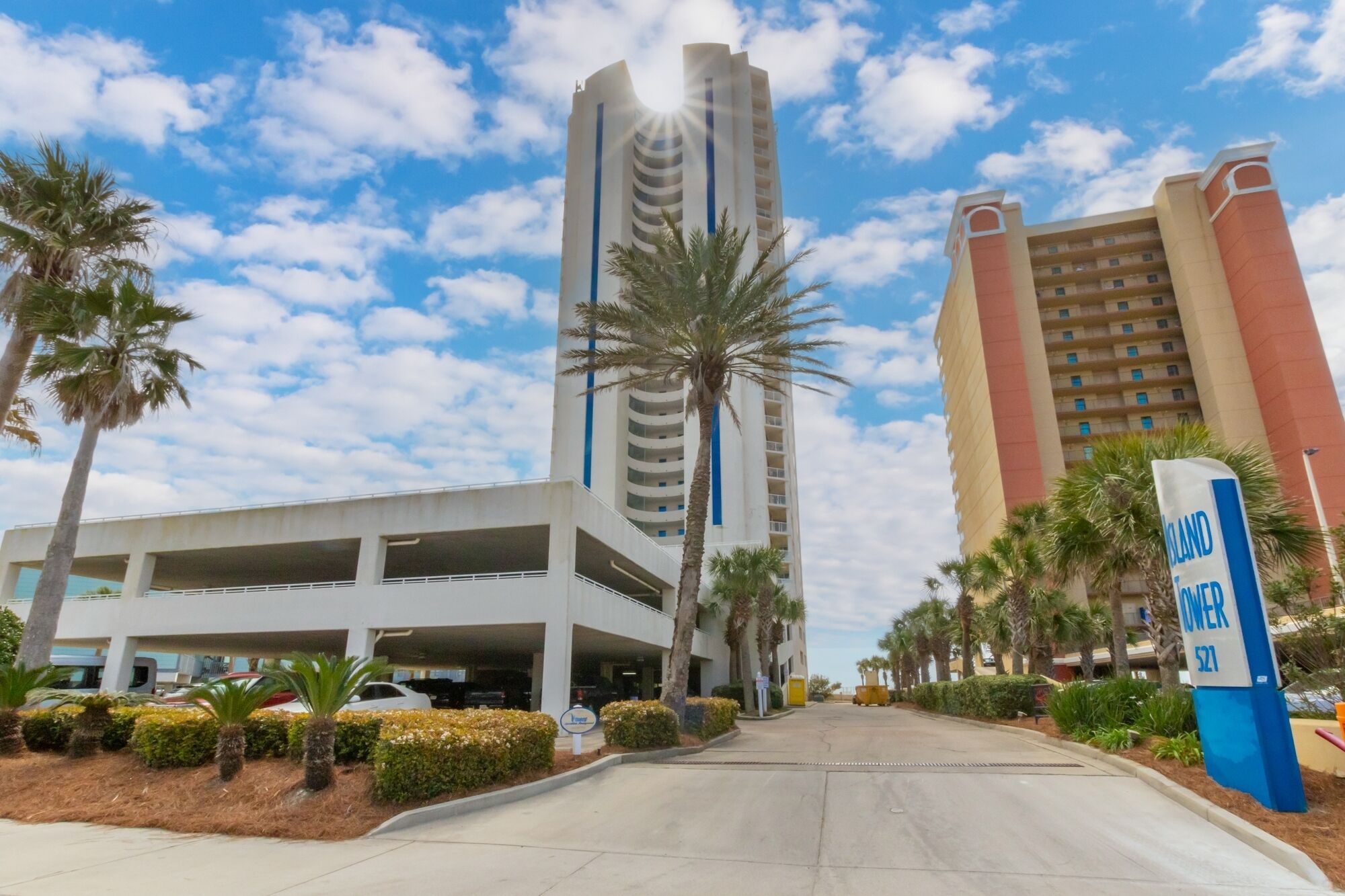 Facciata della struttura