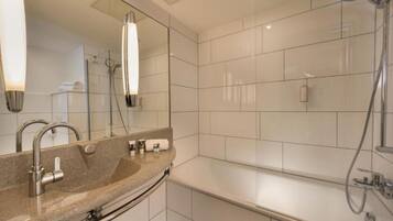 Shower, hair dryer