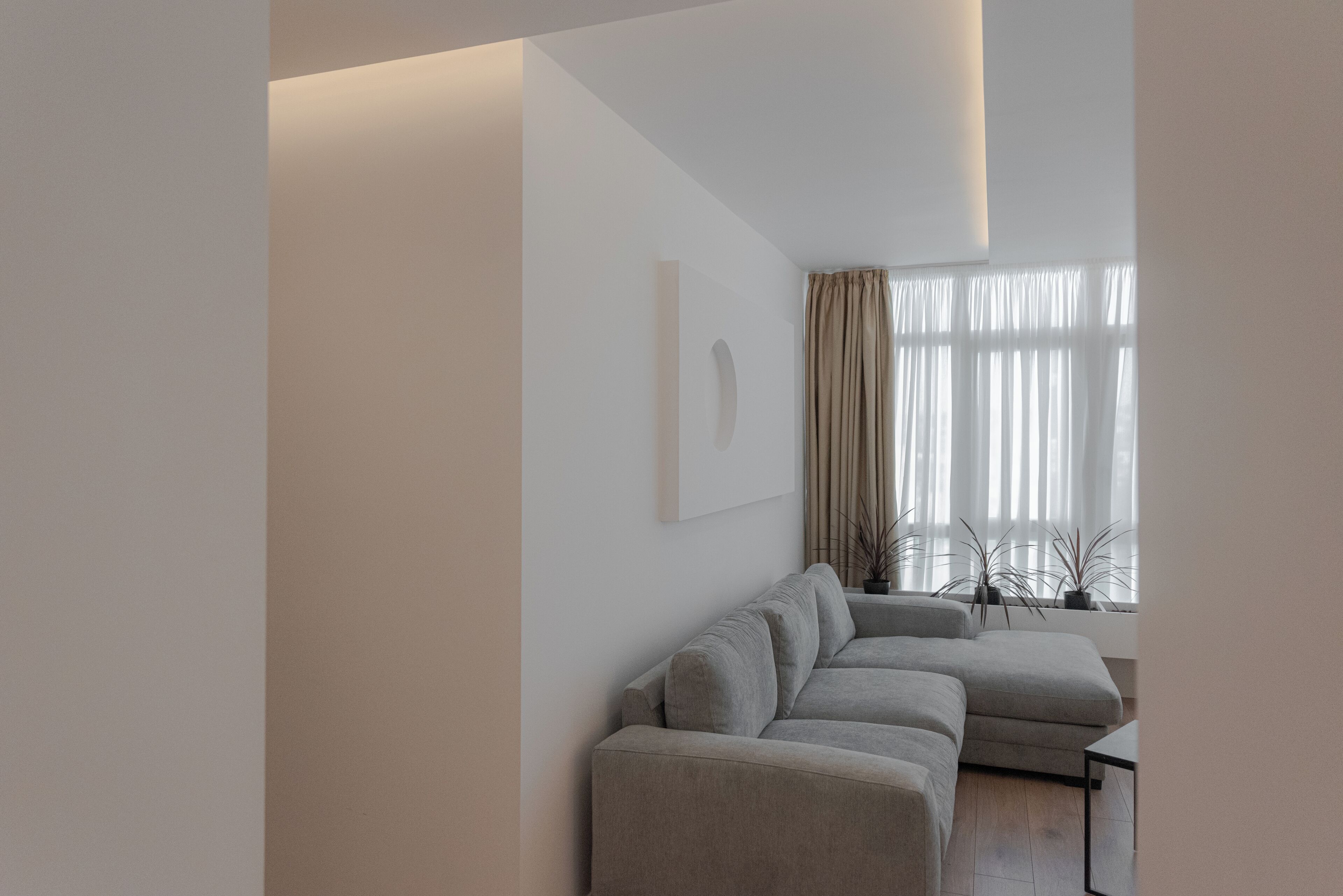 公寓, 3 間臥室 | 起居區 | 43-公分電視，提供有線頻道