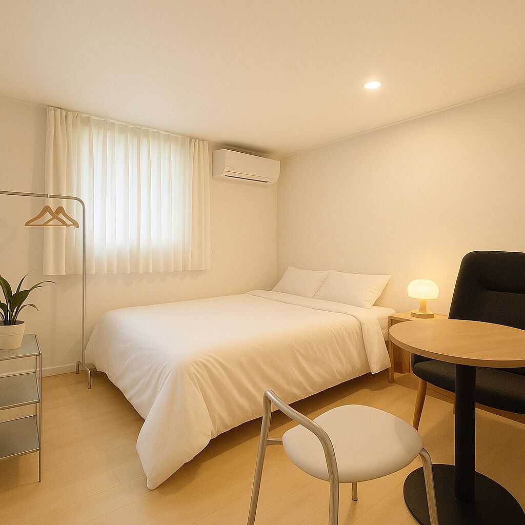 Habitación estándar doble | Espacio para trabajar con un portátil y wifi gratis