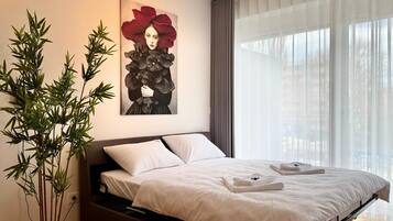 Superior Apartment, Balcony | Blackout drapes, soundproofing, iron/ironing board, free WiFi