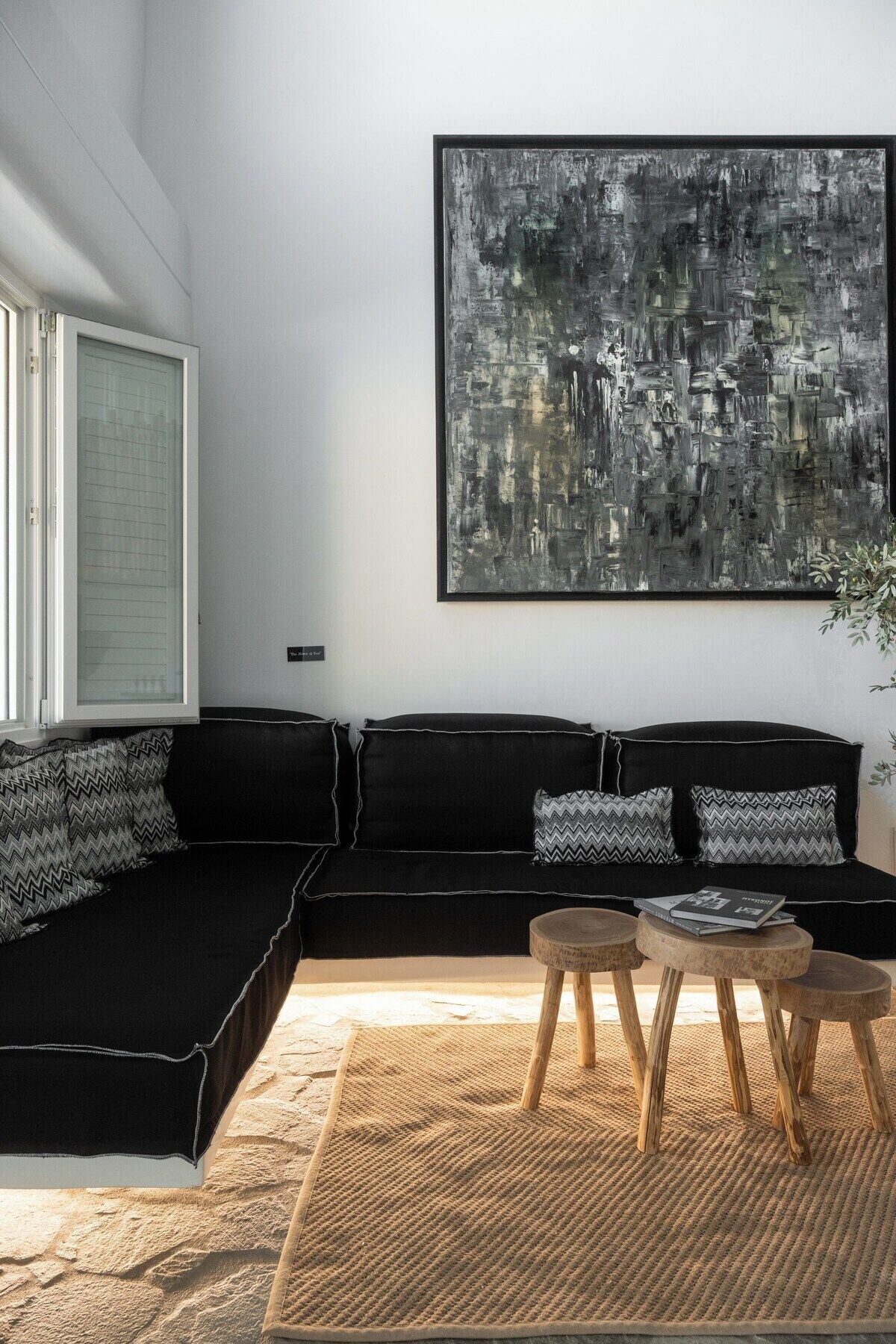 Loft Signature, vue piscine | Coin séjour