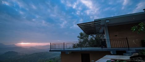 Blick von der Unterkunft