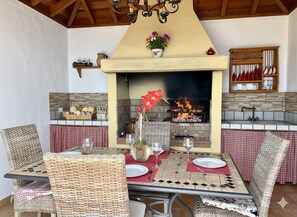 House | Dining - Casa Polear With Private Pool and sea Views (Puntagorda)