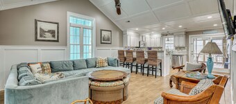 Walk to Beach & Parks! Coastal Haven in Oak Island