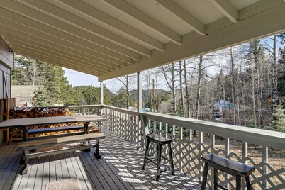 Steps to Lake Isabel & Trails! Mtn-view Hideaway