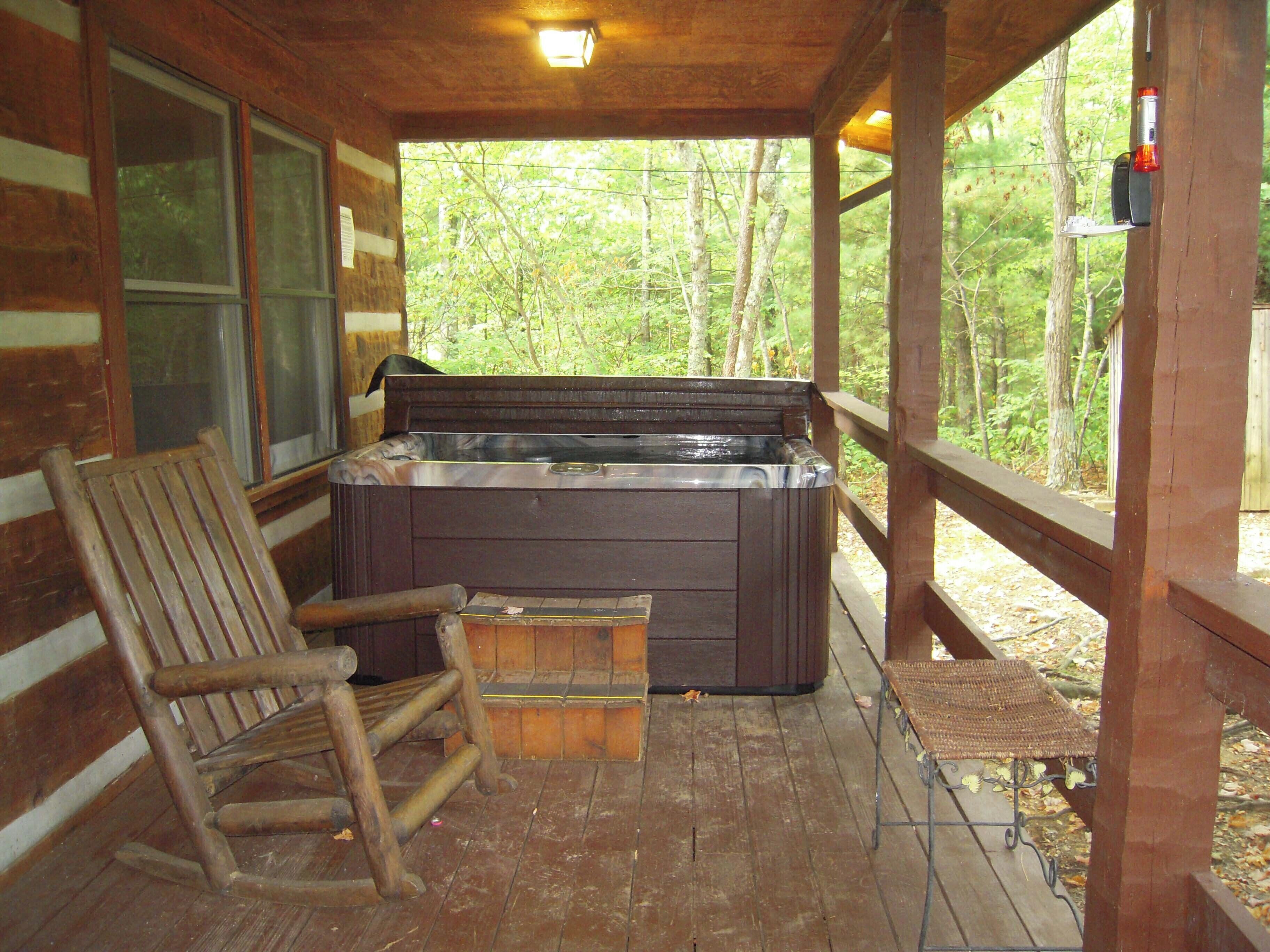 Tina de hidromasaje al aire libre