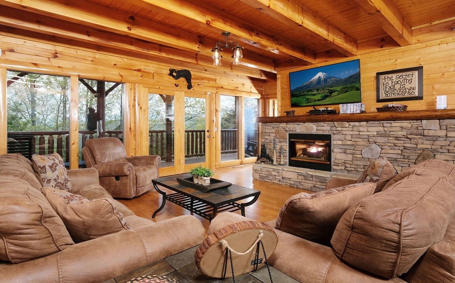 Casa, 4 quartos | Área de estar