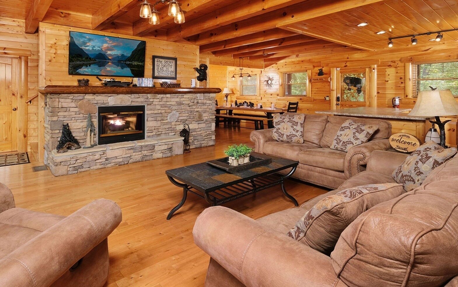 Casa, 4 quartos | Área de estar