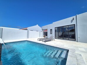 Outdoor pool - Peaceful Cudi 3BDR/2BTH villa with AC in charming Noord (Noord)