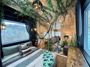 1 habitación y ropa de cama 