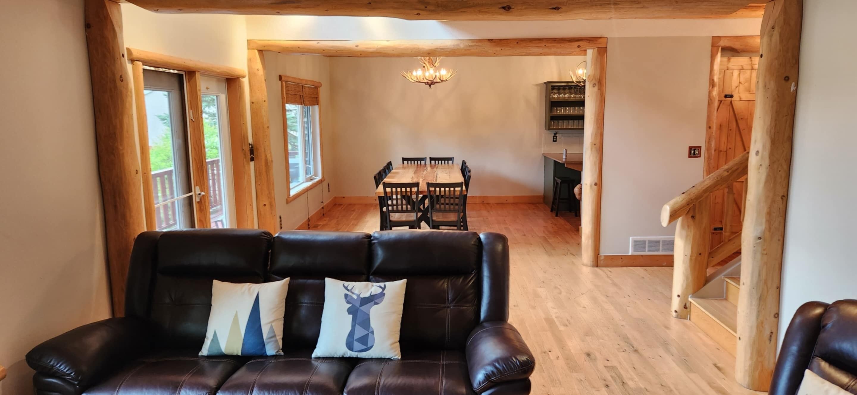 Smart TV, fireplace, video games, table football