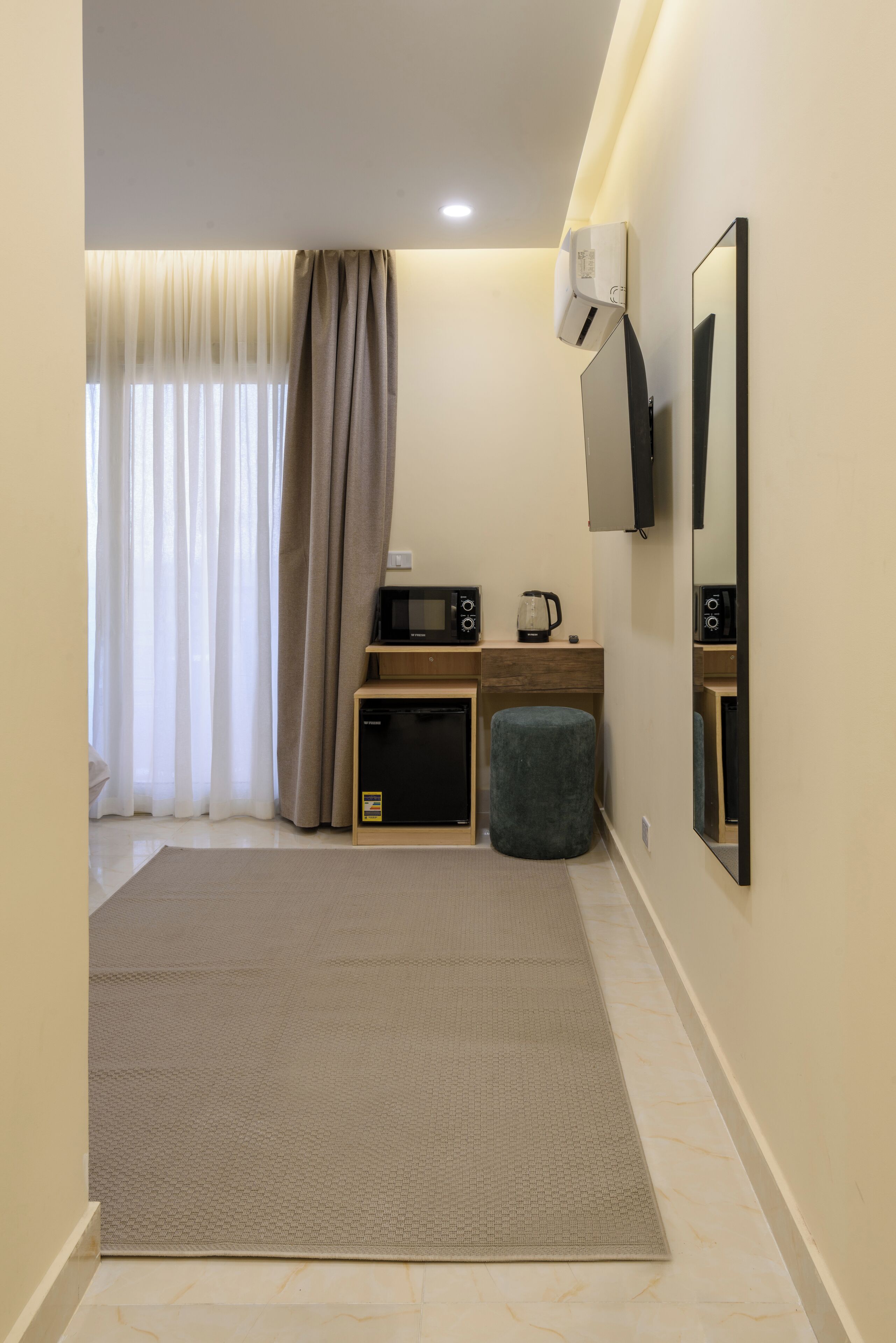 Habitación doble, 2 camas individuales, para no fumadores, baño privado | Interior