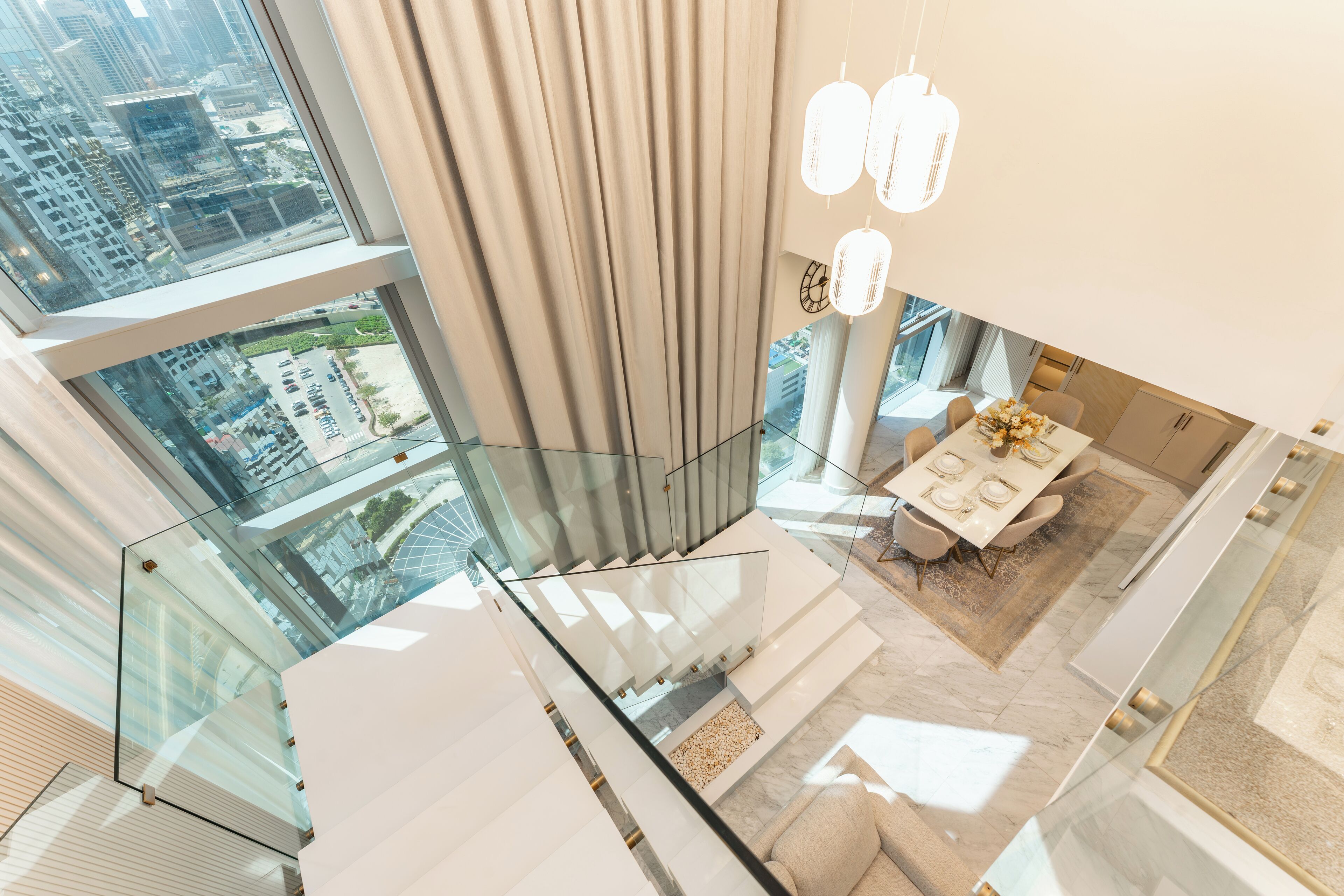 Luxury Duplex, 1 King Bed, Non Smoking, City View