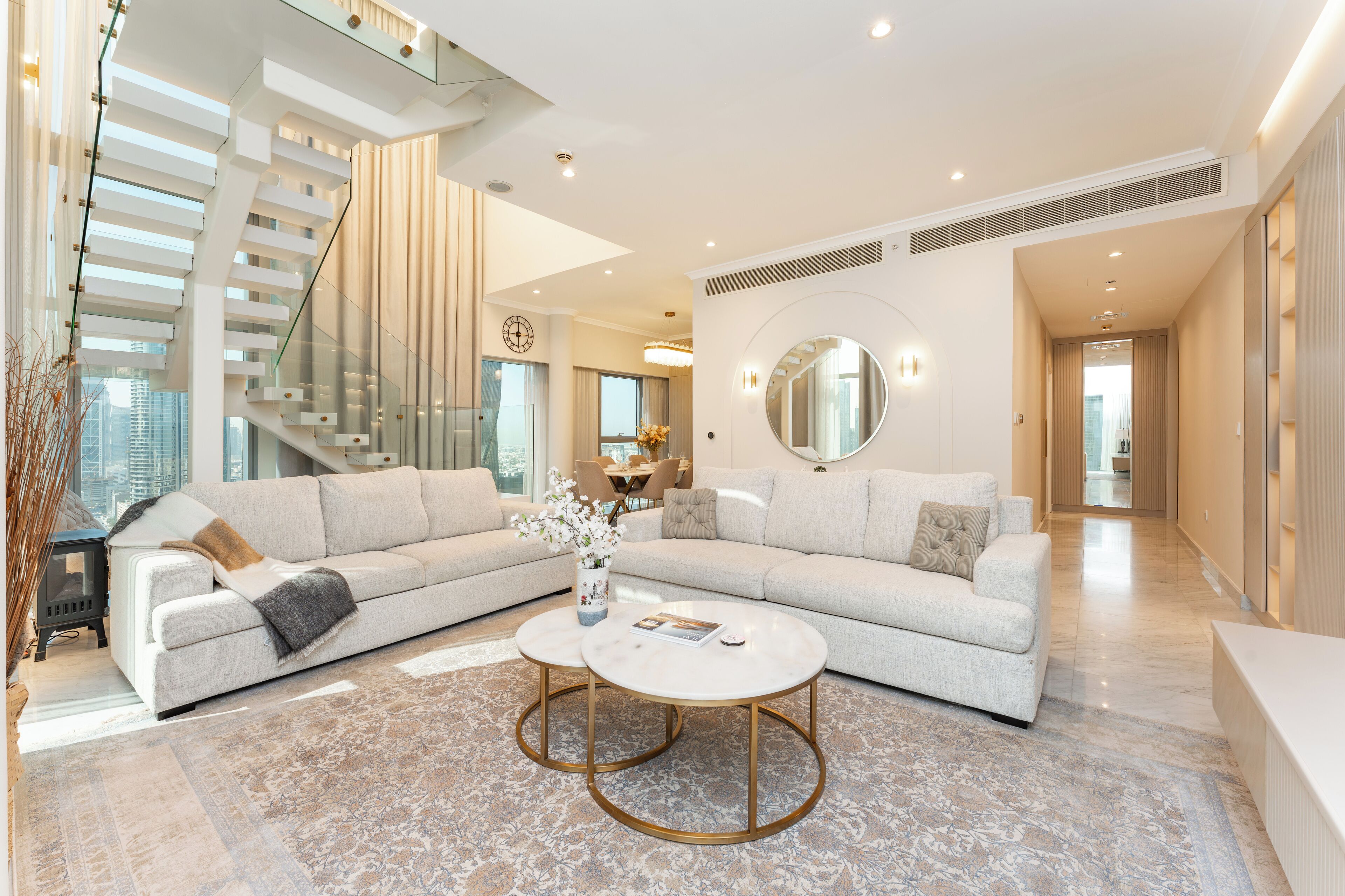 Luxury Duplex, 1 King Bed, Non Smoking, City View