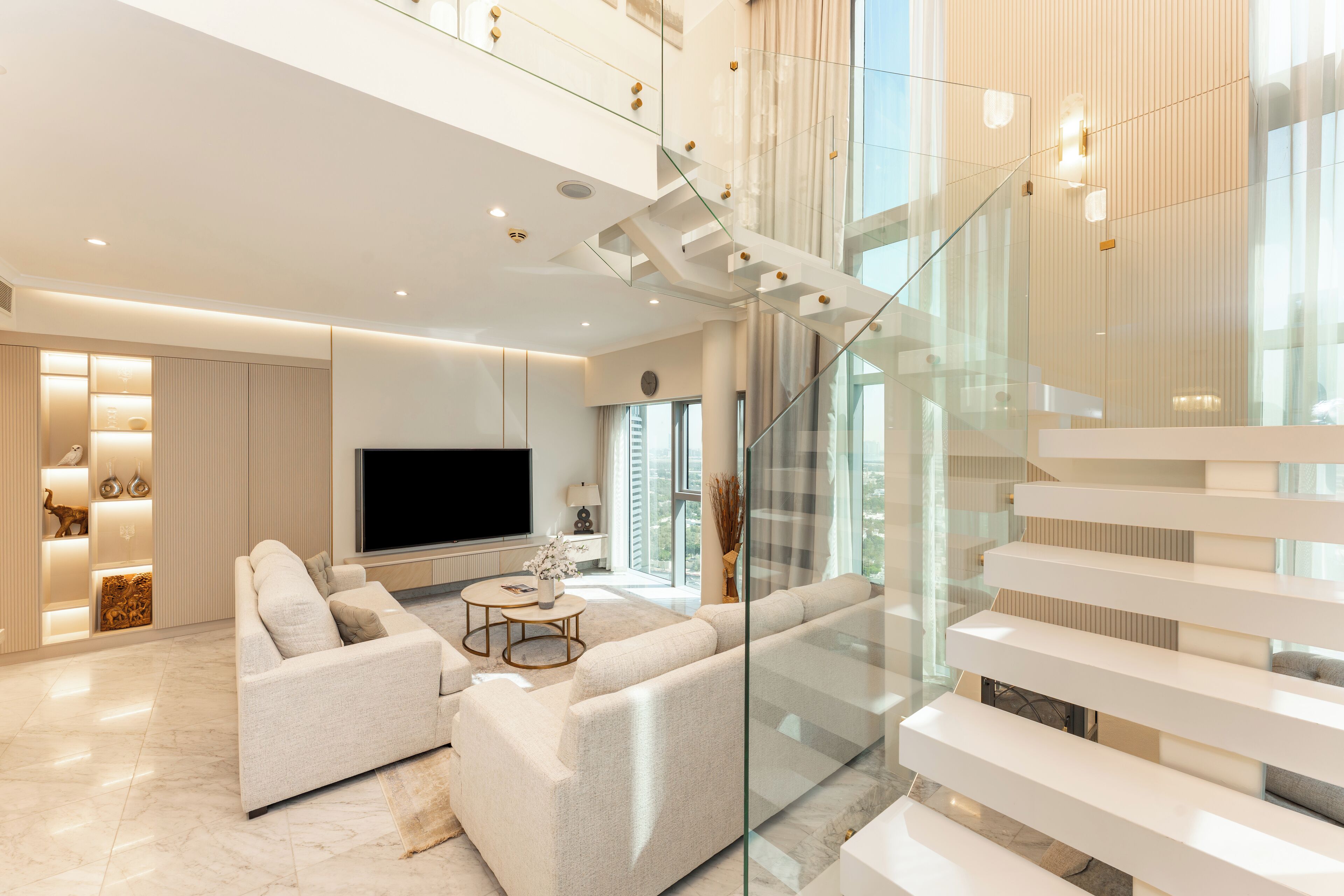 Luksus-toetasjesleilighet, 1 kingsize-seng, ikke-røyk, byutsikt | Innvendig