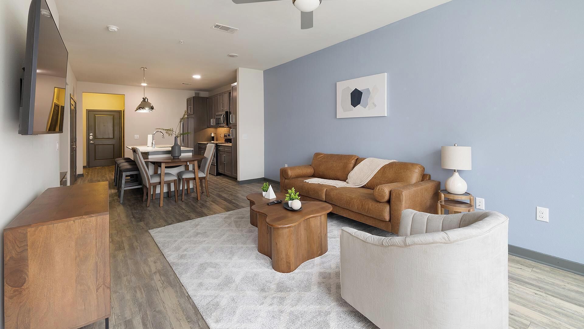 Apartment (1 Bedroom) | Living area