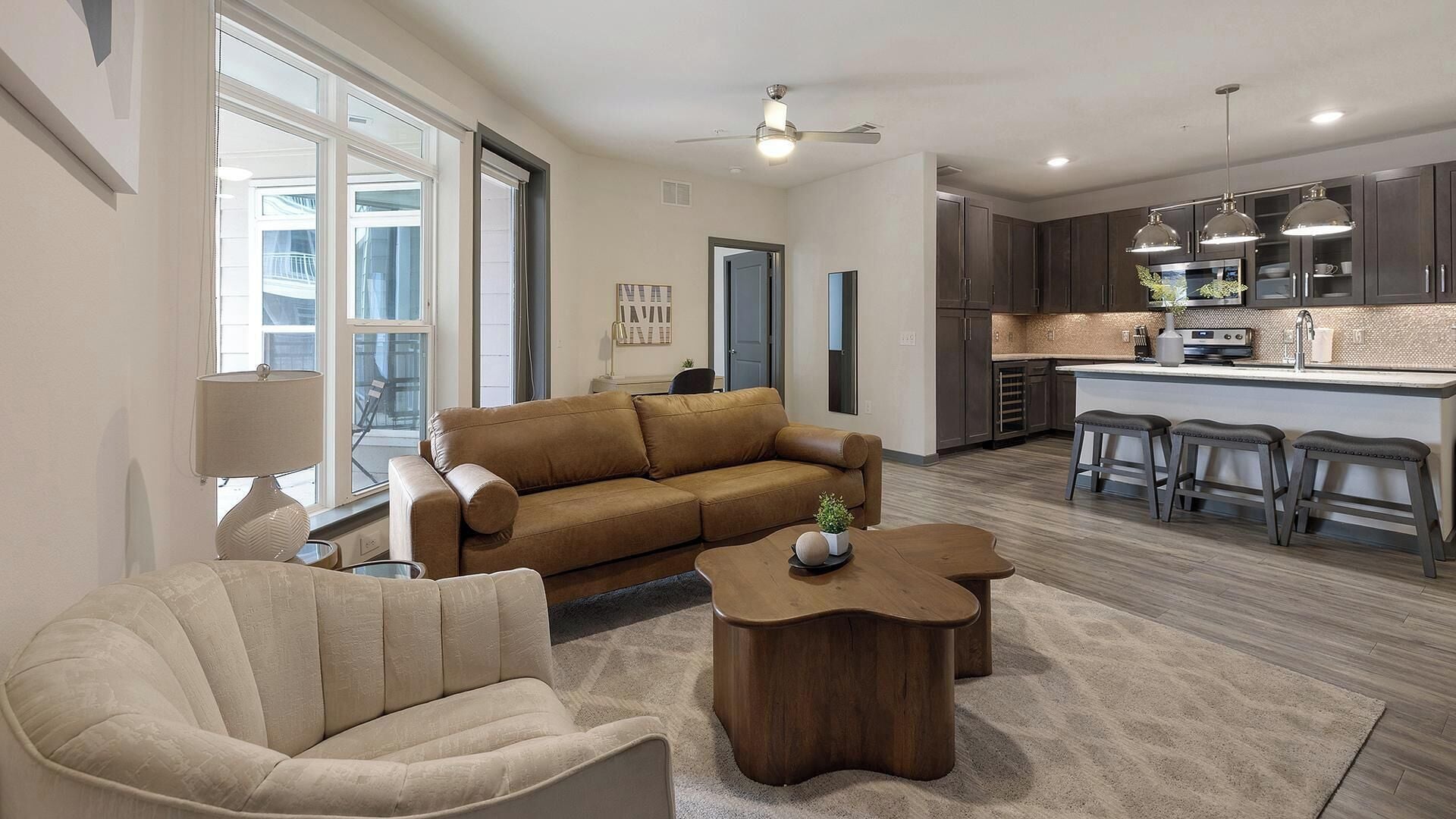 Apartment (2 Bedrooms) | Living area