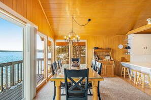 Dining - Secluded Lake Home - Dock, Deck & Beach Access (McCall)