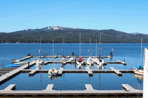 Lake Town Access Deck Pool Wood Stove