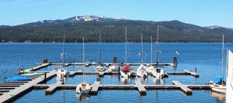 Lake Town Access Deck Pool Wood Stove