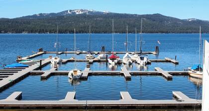 Lake Town Access Deck Pool Wood Stove