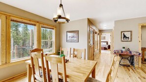 Dining - New Meadows Retreat | Large Deck, Fire Pit, Resort (New Meadows)