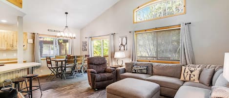 TV, fireplace, offices