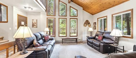TV, fireplace, DVD player, offices