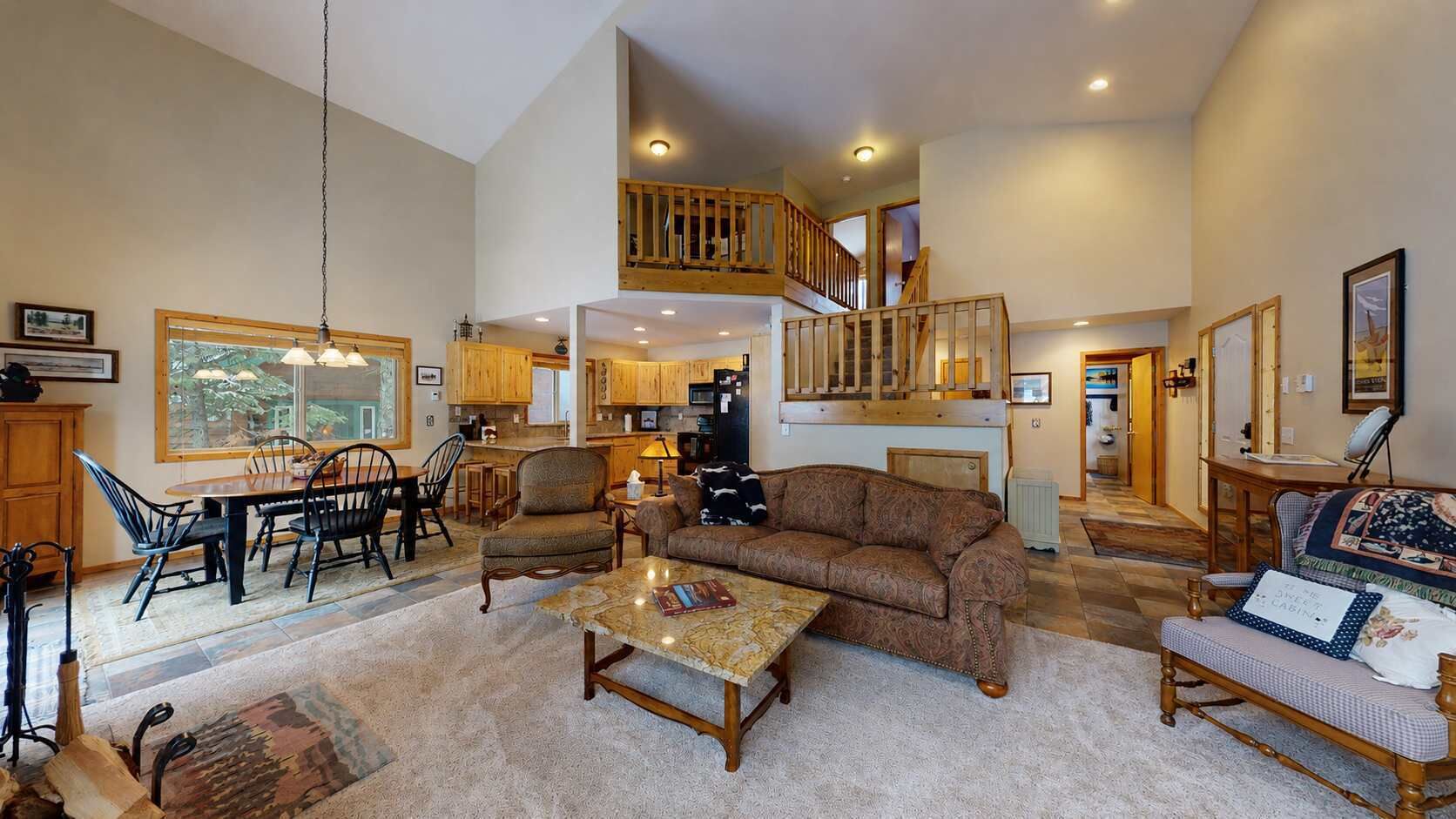TV, fireplace, DVD player, offices