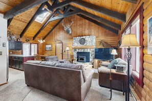 TV, fireplace, DVD player, stereo