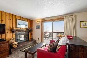 Fernseher, Kamin, DVD-Player, Arbeitsbereiche