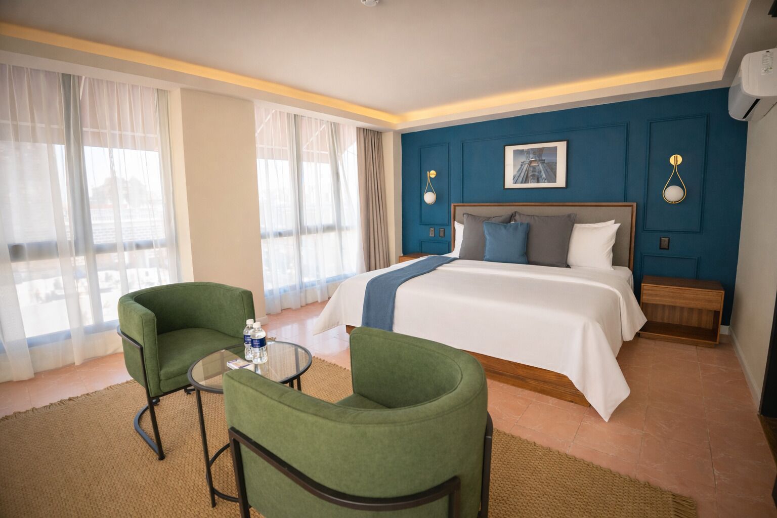 In-room safe, blackout curtains, iron/ironing board, free WiFi