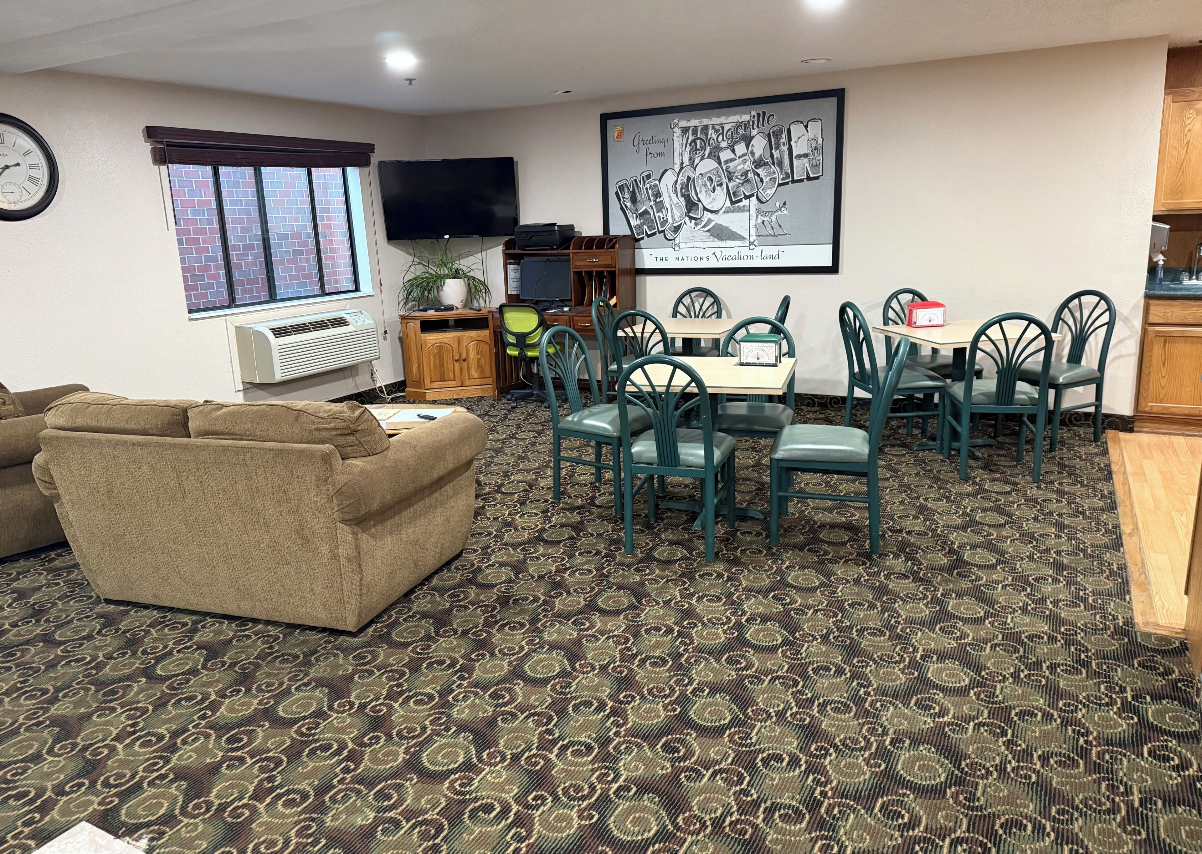 Lobby sitting area